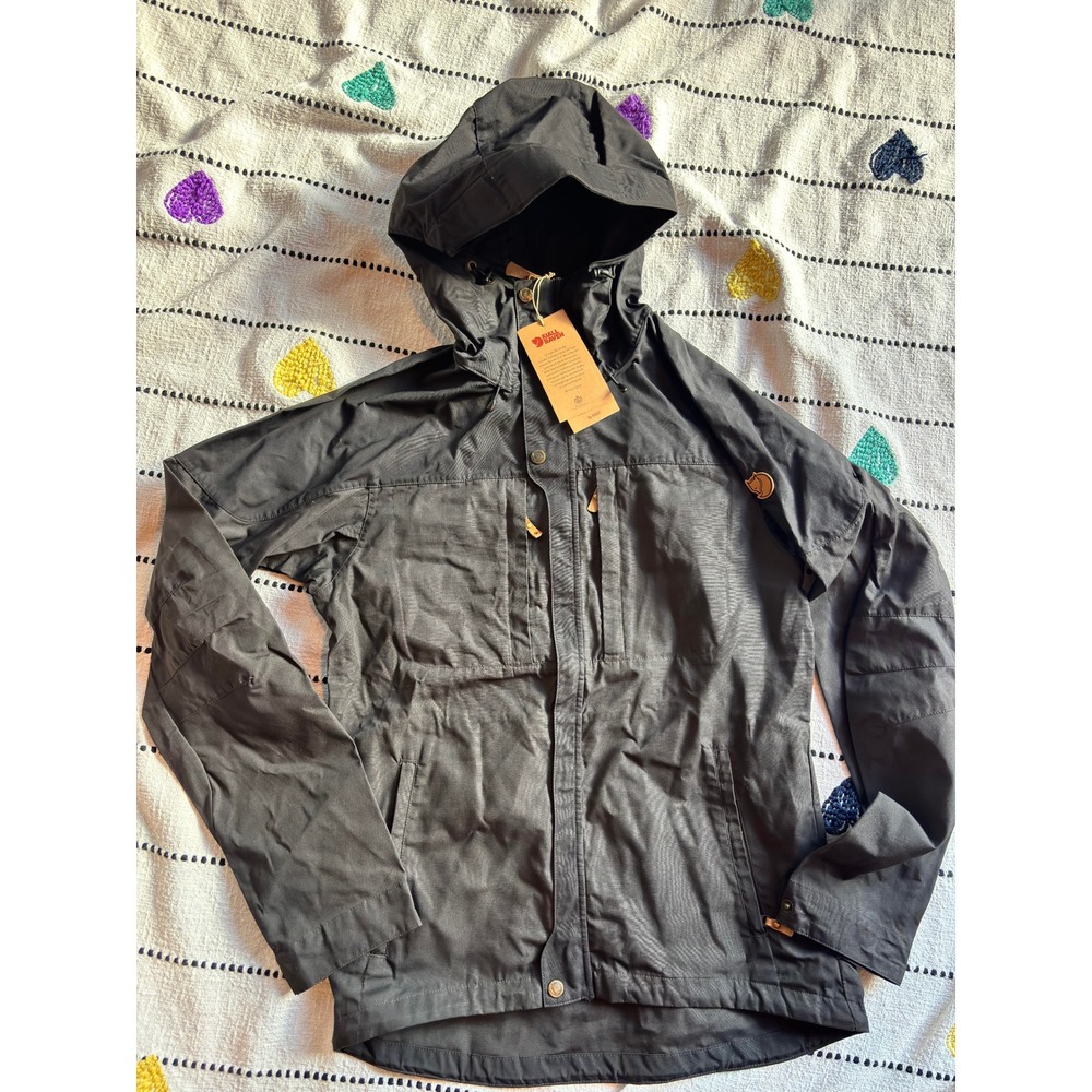 Fjallraven Skogso Jacket Dark Grey G-1000 Mens Size Small